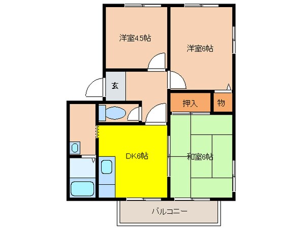 ガーデンプレイスの物件間取画像